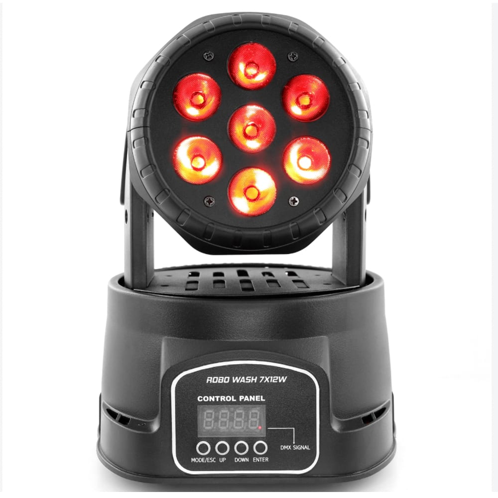 Location Lyre Wash LED Boomtone Robo Wash 7×12W en Île-de-France